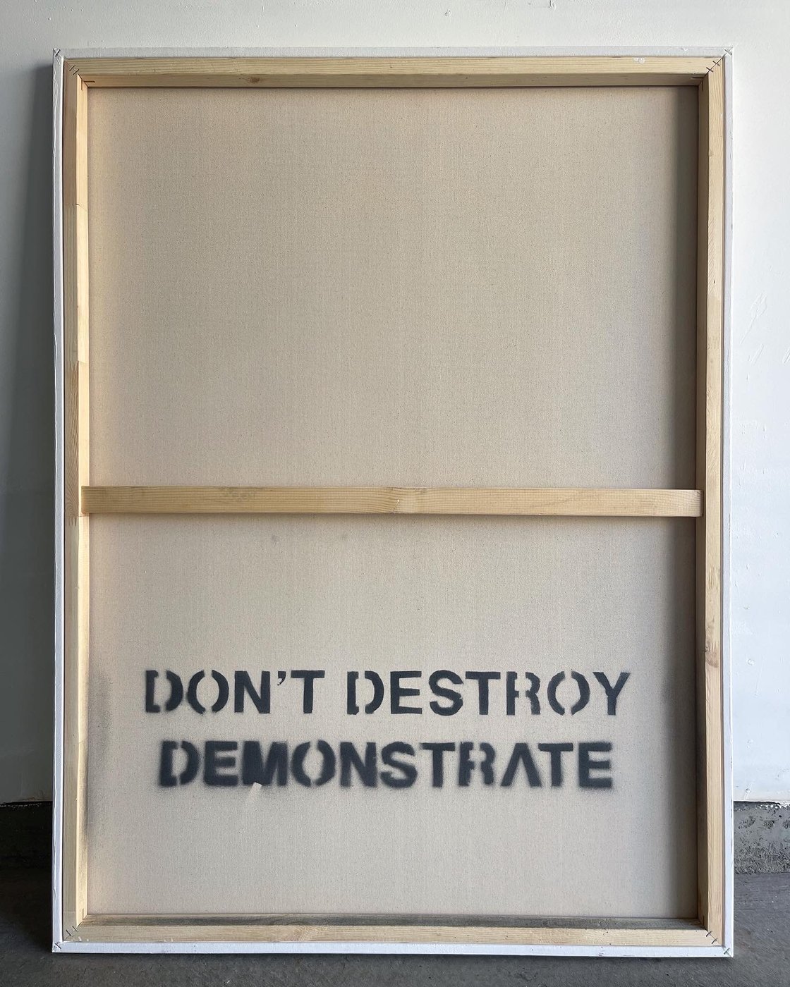 Image of EVERY DAY IS YOUR CHANCE - 2020 Protest Stencil Painting