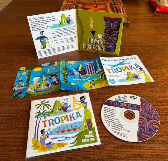 Image of THE TIKIYAKI ORCHESTRA "Tropika" CD 