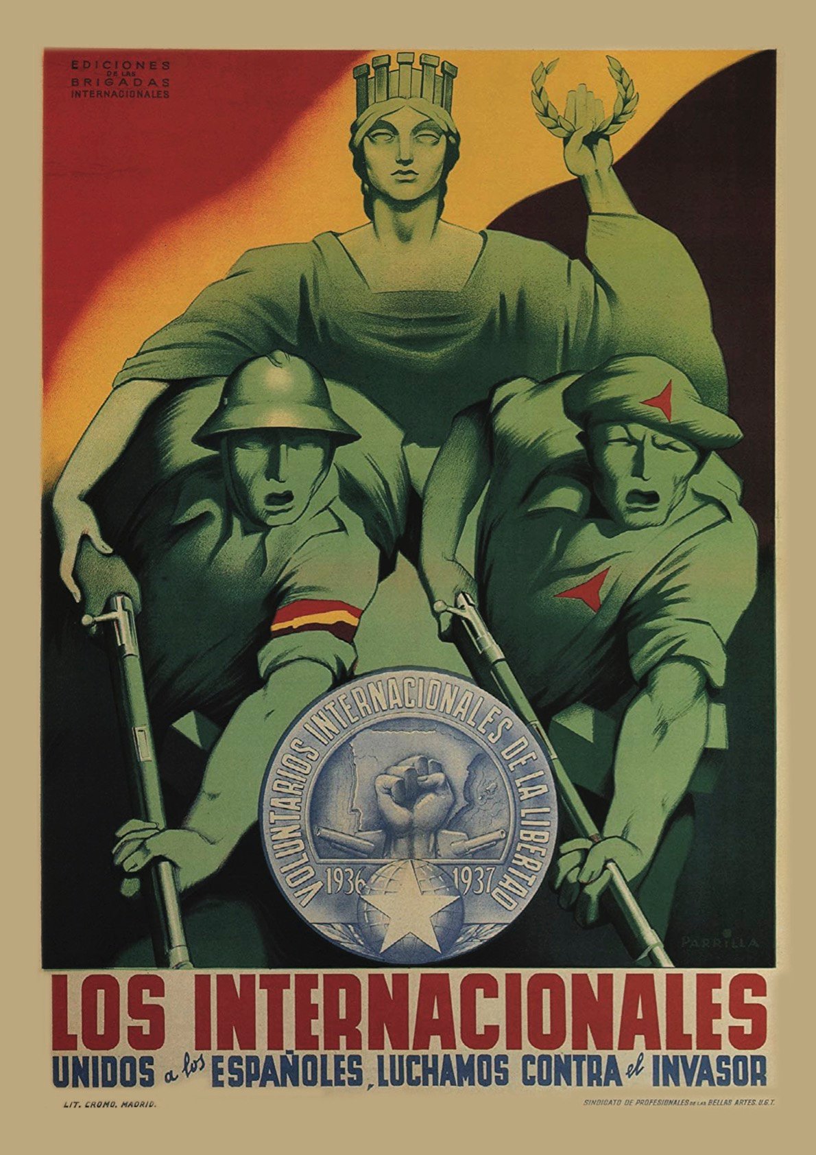 Image of Spanish Civil War International Brigades Poster 