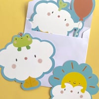 Image 2 of Mr Cloud Greeting Card Set - 3 Designs! ☁️
