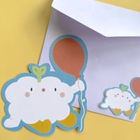 Image 4 of Mr Cloud Greeting Card Set - 3 Designs! ☁️