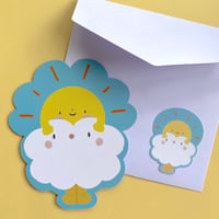 Image 5 of Mr Cloud Greeting Card Set - 3 Designs! ☁️