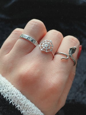Image of King Cobra Wrap Ring (Sterling silver)