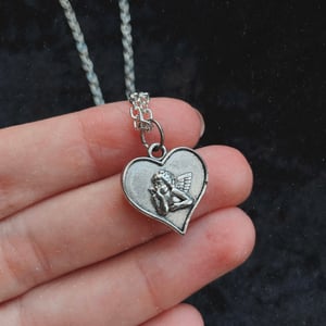 Image of Cherub Heart necklace