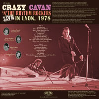 Image 2 of CRAZY CAVAN LIVE IN LYON 1978  on Vinyl:  Crazy Times Records