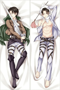 Attack on Titan Levi Ackerman Dakimakura Guyfu Husbando 1