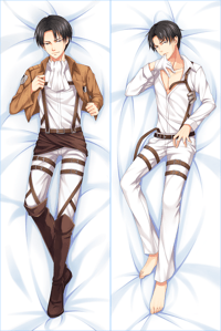 Attack on Titan Levi Ackerman Dakimakura Guyfu Husbando 2