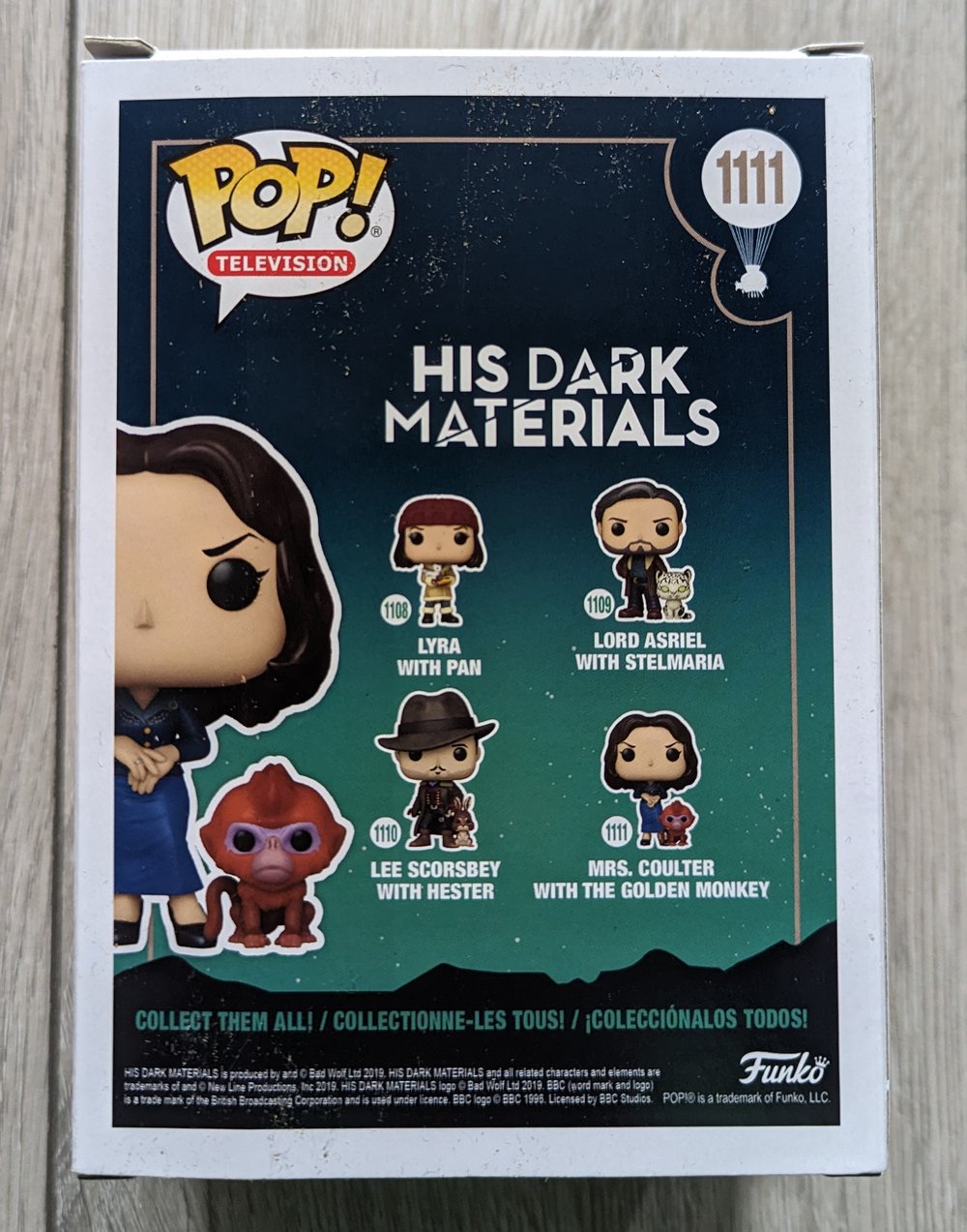 Ruth Wilson Mrs Coulter His Dark Materials Signed Funko Pop