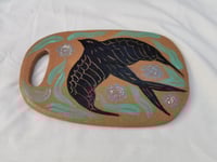 Image 3 of Tabla de cerámica con pájaros 2