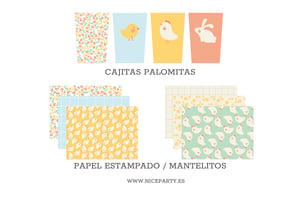 Image of Pack imprimible Pascua pollitos