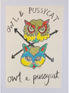 O is for ... Owl & Pussycat