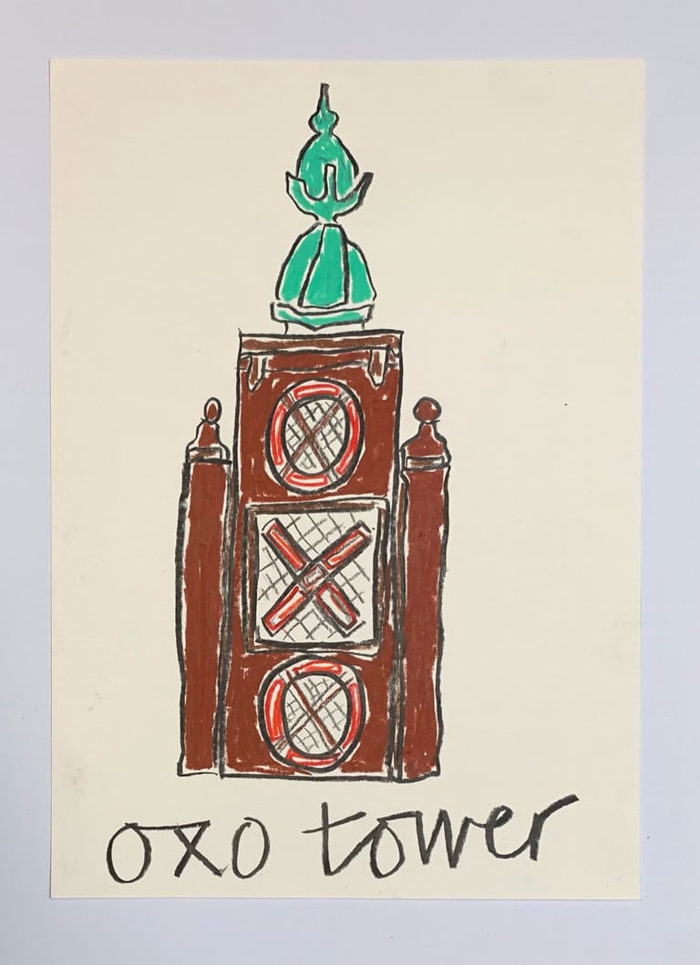 O is for ... Oxo Tower (by night)