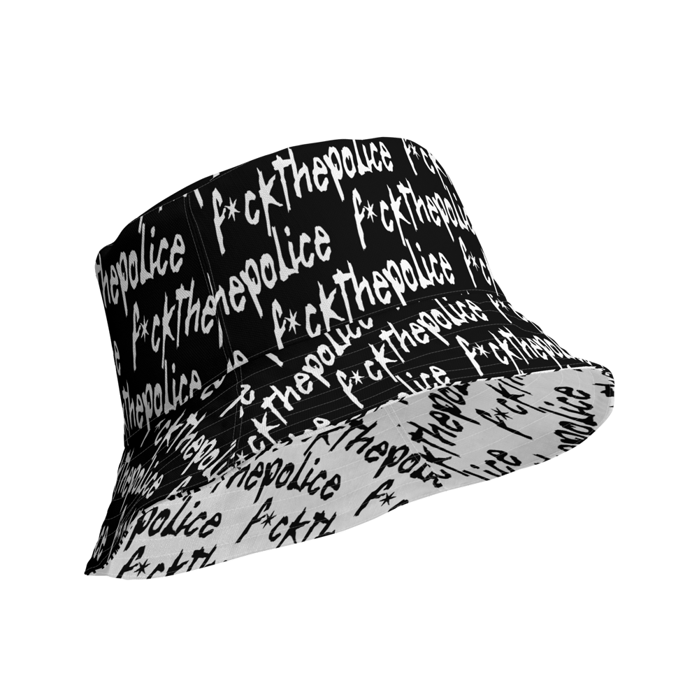 F*CKTHEPOLICE REVERSIBLE BUCKET HAT