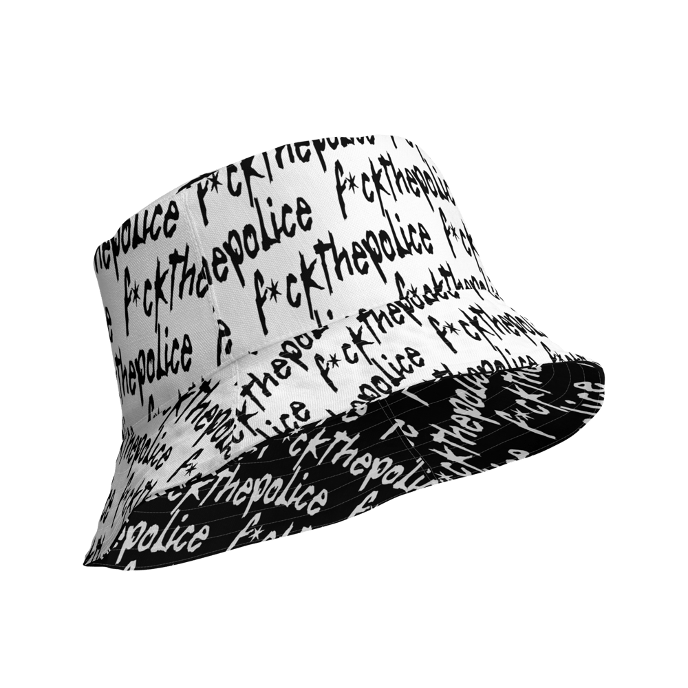F*CKTHEPOLICE REVERSIBLE BUCKET HAT