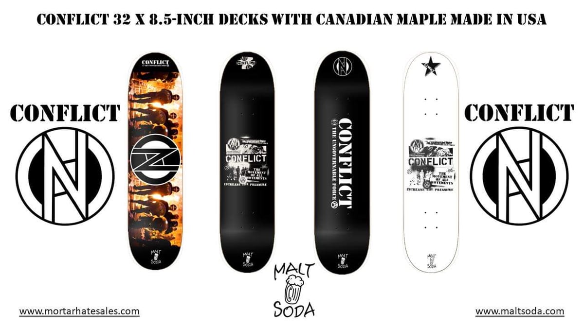 Image of CONFLICT Skateboard Decks