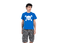 Image 2 of ★ BLUE SKULL TEE