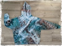 Image 1 of Earthen Shoreline - Ice Dyed Hoodie- Men's Extra Large 
