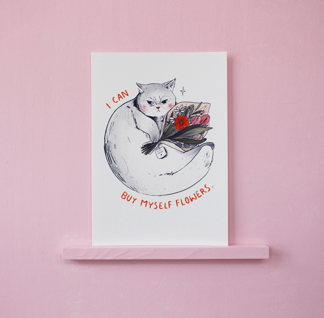 Flowers — FineArt Print A5 (14,8 x 21 cm)