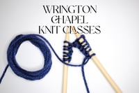 Wrington chapel advanced beginner 2 knit classes 