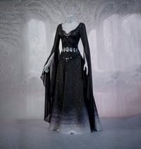 Image 1 of Moon phases, medieval wedding dress, evening dress, fantasy, elven, viking, pagad, witchy