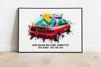 John Major Welcome Committee Free Derry A3 Print (Unframed)