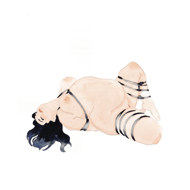 Lexi Shibari sticker