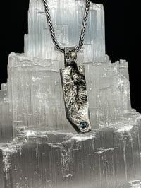 Sterling Silver/Blue Sapphire Pendant