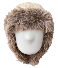 Image 4 of Kapital Faux Fur Flight Cap