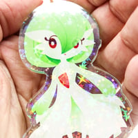 Image 4 of Double Sided Gardevoir Regular / Holographic Shiny Charm