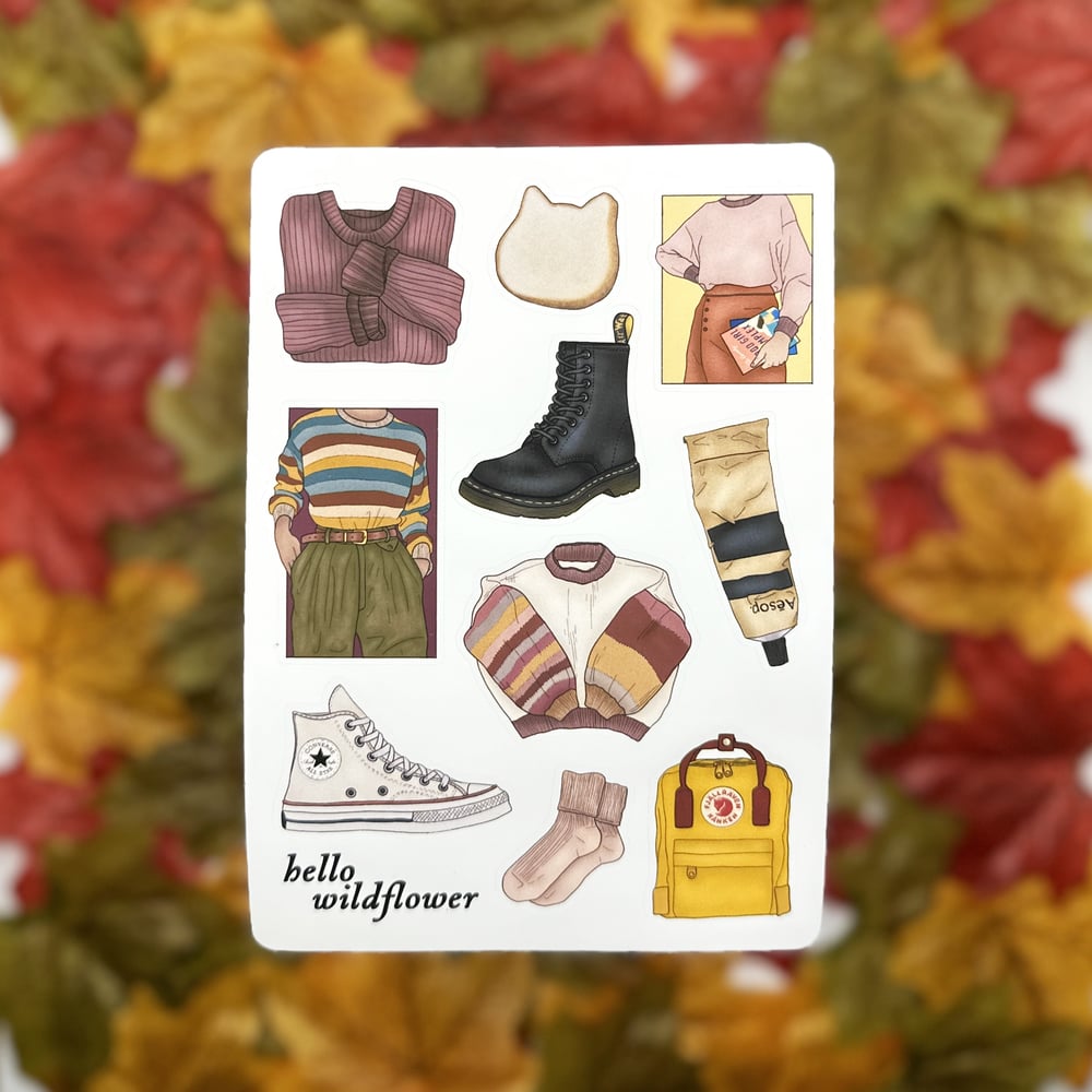 Image of Autumn Sticker Sheet