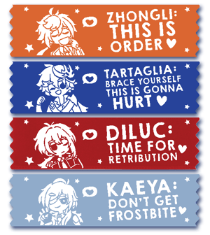 Image of [Add-on] Genshin Impact Badge Ribbons