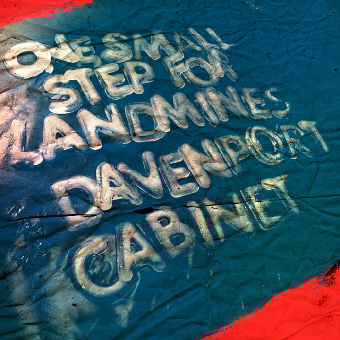 Image of Davenport Cabinet / One Small Step For Landmines SPLIT 12"