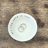 Image 2 of Ceramic 'all you need is love' Bowl