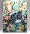 Delightful Peep – Dark Eyed Junco bird painting