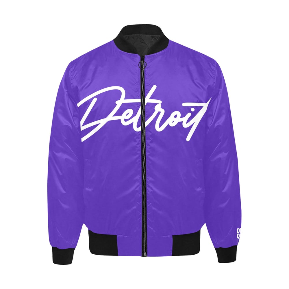 Image of Printed Detroit Bomber JacketS