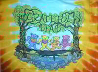 Image 2 of GRATEFUL DEAD WOOD BEARS LICENSED ART TIE DYE TSHIRT