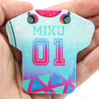 Image 2 of Holographic Vocaloid Jersey Buttons 