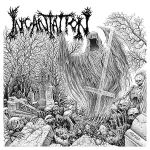 Image of Incantation  " Rotting "  - Banner  / Flag / Tapestry 