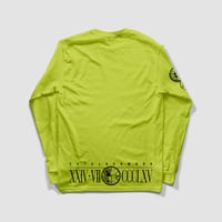 Image 2 of Clock - Safety Green Long Sleeve