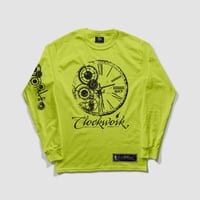 Image 1 of Clock - Safety Green Long Sleeve
