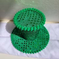 Image 3 of Green sparkle Top Hat 🎩 