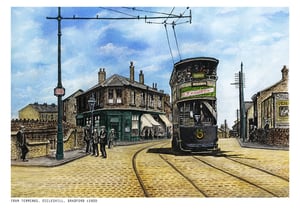 Image of Tram Terminus, Eccleshill Art Print