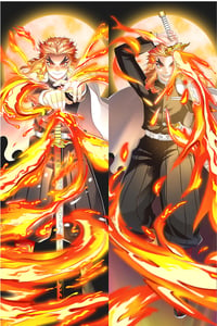 Demon Slayer Kyojuro Rengoku Dakimakura Guyfu Husbando