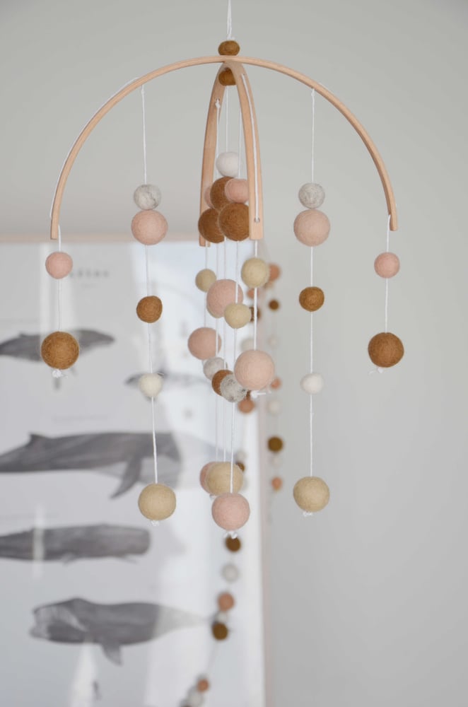 Image of Mobile rose jute beige olive