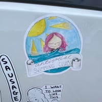 Image 2 of Antisocial Swimming Club Sticker