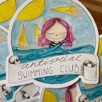 Image 5 of Antisocial Swimming Club Sticker 