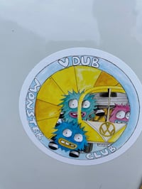 Image 2 of V Dub Monster Club Sticker