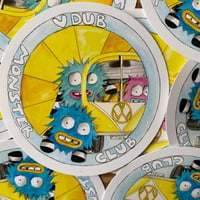 Image 1 of V Dub Monster Club Sticker 
