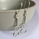 Small Circles Earrings in Sterling silver 