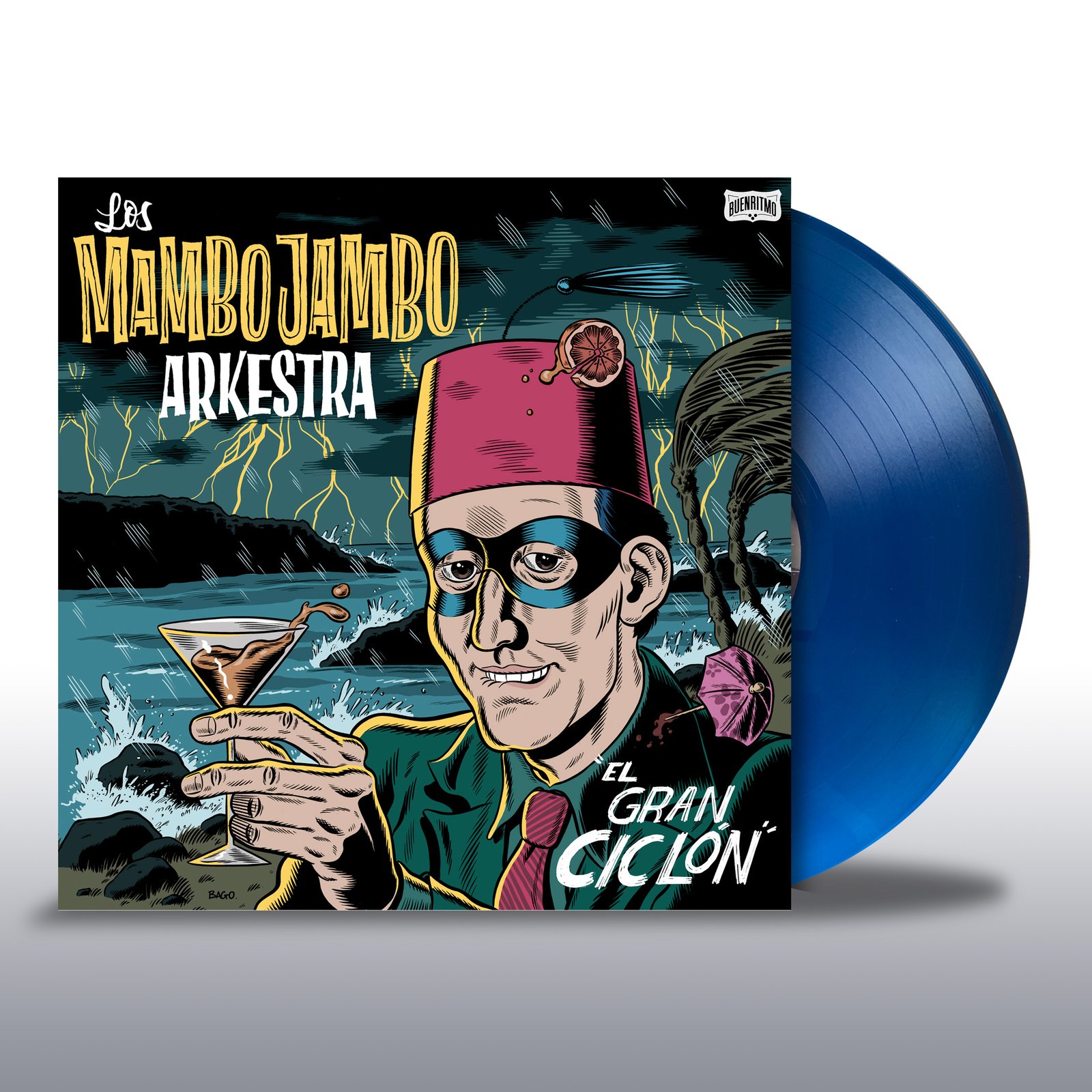 Los Mambo Jambo Arkestra "El Gran Ciclón" LP Vinilo Azul Traslucido ...